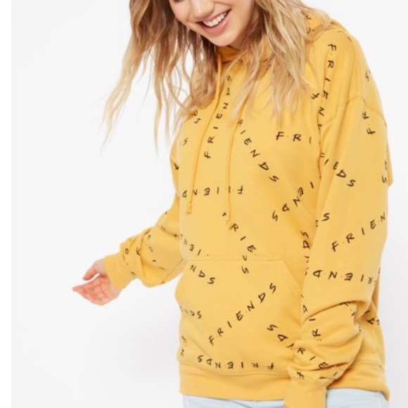 yellow friends hoodie